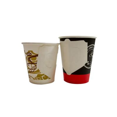 China 190ml Disposable/Recyclable/Aseptic Disposable Paper Cup Custom Printed 7oz 9oz With Handle for sale