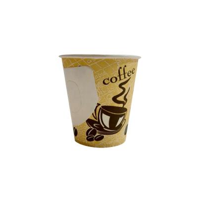 China Brand New Design Disposable / Recyclable / Aseptic Printing Custom Paper Coffee Away Cup With Handle for sale