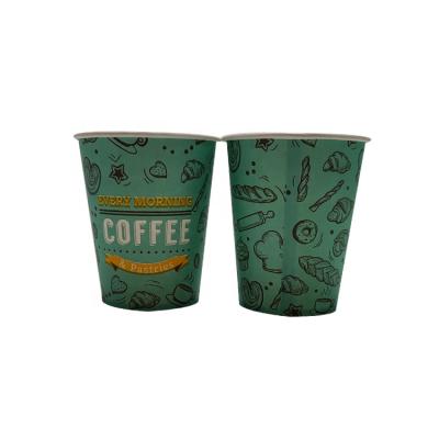 China Anhui Disposable Paper Cup Maker Hot Coffee Cup Custom Paper Logo for sale