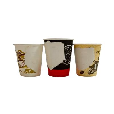 China New Design Disposable/Recyclable/Aseptic Custom Design Print Take Away Coffee Paper Cup Holder for sale