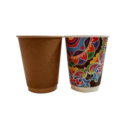 China Hot Disposable/Recyclable/Aseptic Double-Layer Paper Cup Tea Paper Cup Customized Logo for sale