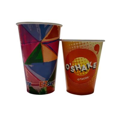 China High Quality Disposable / Recyclable / Aseptic 12oz Paper Cup Custom Printed QR Code for sale