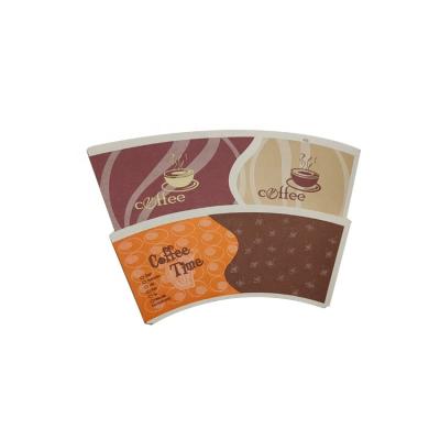 China Biodegradable Disposable Paper Cup Printed On White Paper LOGO Cardboard Kraft Paper for sale