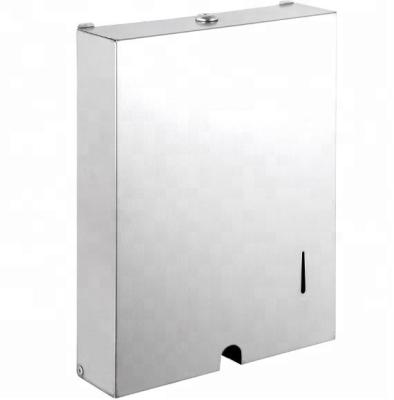 China Industrial Bath Hardware Sets Stainless Steel Manual Cut Paper Towel Dispenser for sale