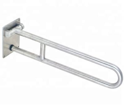 China Stainless Steel Industrial Heavy Duty Foldable Adult Aid Grab Bar For Bathroom for sale