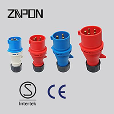 China ZNPON 16A 32A Industrial Male And Female Industrial Plug And Socket for sale