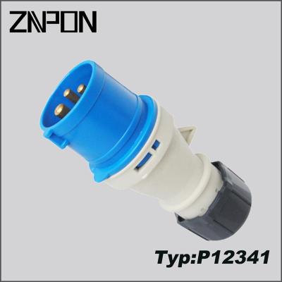 China 16A 6h Industrial Plug 220v Industrial Power Socket P12341 for sale