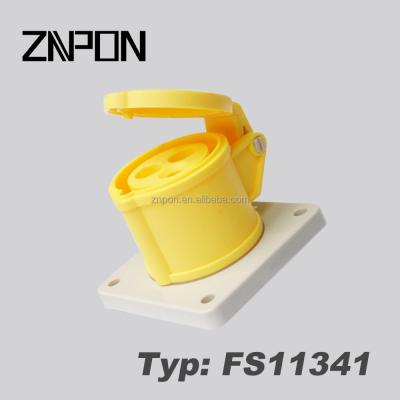 China ZNPON 16A 110V 2P+E Industrial Plug And Socket FS11341 for sale