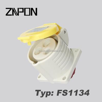 China ZNPON 16A 110V 2P+E Industrial Plug And Socket FS1134 for sale