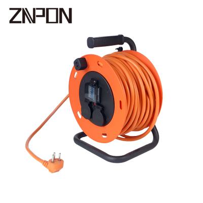 China 20/30/40M Industrial H05VV-F 3*1.5/2.5MM Israel Extension Cable Reel With RCD for sale