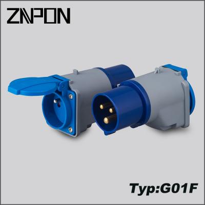 China G01F Ningbo Znpon Industrial Connection The British Mains Plug Adapter Converter for sale