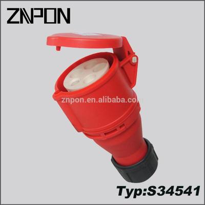 China Ningbo Industrial Znpon 3 Phase Plug Male Female Plug With Big Price S34541 for sale