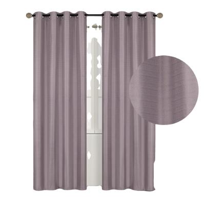 China Modern Decorative Blackout Window Curtains For Bedroom Or Living Room With 8 Grommets for sale