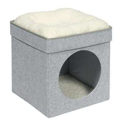 China Hot Sale Foldable Bailey Cat Cages Pet Storage Stool Pet House Stool for sale