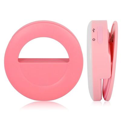 China High Quality ABS Plastic RK14 Custom Logo Led Rechargeable Fashion LED Selfie Ring Light For Fill Light for sale