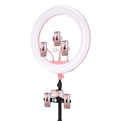 China 2020 New Arrivals RK50 24inch 60CM Big LED Ring Photographic Lighting DJ Atmosphere Selfie Ring Light With Tripod Stand 59.5*60.5*9.5CM for sale