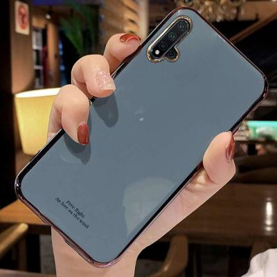 China Silicon Factory Price UV Oil Plating TPU Case Back Cover For Huawei nova 6 for sale