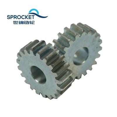 China Custom large double sprocket metal gear box high precision nonstandard small steel gear set for sale