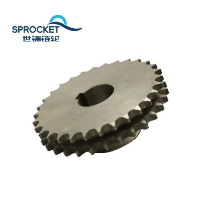 China Used in various industries carbon and stainless steel roller chain sprockets with high quality for sale