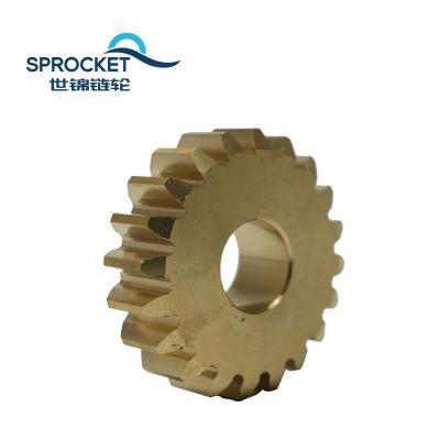 China Used in various industries gear manufacturer custom brass tooth worm gear wheel for sale