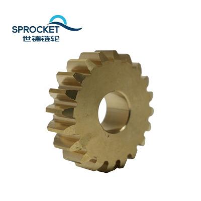 China Used In Various Industries Factory Supply Custom Stainless Steel Worm Gear Copper Gear for sale