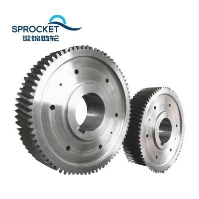 China Used In Various Industries Custom Steel Gear Sprocket, Metal Transmission Customized Helical Tooth Gear Manufacturer for sale