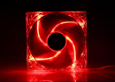 China 8025 DC 3pin red LED fan 120mm 12v 80*80*25mm for sale