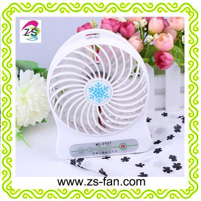 China 18650 Battery Portable Rechargeable USB Handheld Fan for sale