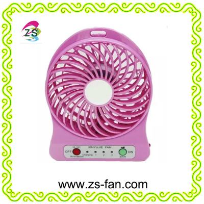 China OEM ODM Plastic USB Rechargeable Portable Mini Fan, Desk Fan for sale