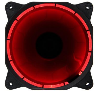 China low noise 12v 120*120*25mm Red Ring LED PC Case Fan for sale