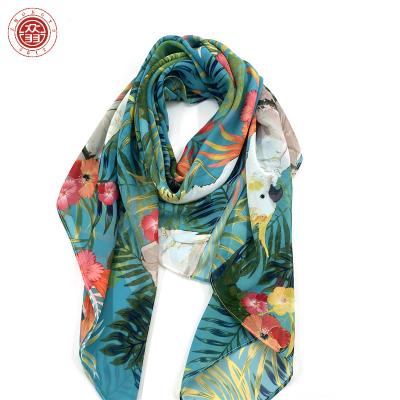 China Factory Price High Quality Zhong Yu Wholesale Chiffon Scarf Hijab Silk Printed Hijab Used For Muslim Women New Design for sale