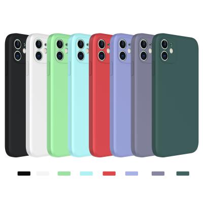 China 2020 Hot Selling Anti-fall Cube Full Color Soft TPU Silicone For iphone 11 TPU Case Cover For iPhone 12 Pro Max Phone for sale