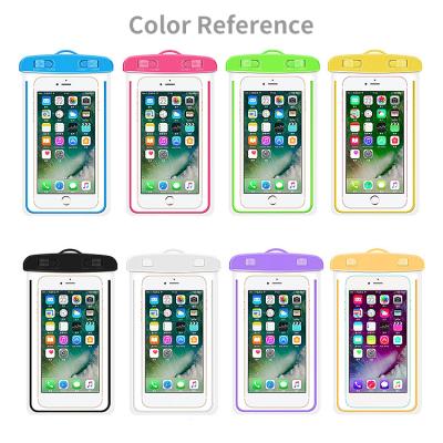 China Factory Wholesale PVC Universal Waterproof Smartphone Bag Water Proof Phone Case Waterproof Phone Bag Phone Pouch for sale