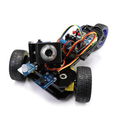 China Education Freenove Three Wheel Smart Car Kit For Raspberry Pi 4 B 3 B+ B A+ Robot Project APP Control Live Video Ultrasonic Camera Servo for sale