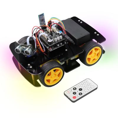 China Education Freenove 4WD Car Kit for Arduino with IR Remote Line Tracking Obstacle Avoidance Sensor Bluetooth IR Wireless Ultrasonic Servo for sale