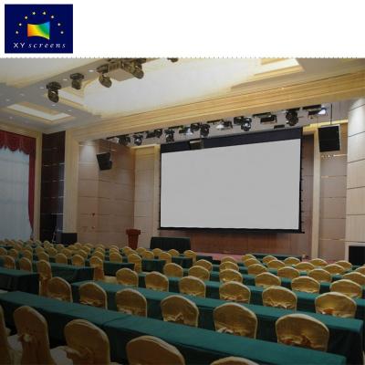 China Luxury Motorized X/Y Electric Screens 180-350inch Large Smart Electric Projection Screen For Commercial Projector for sale