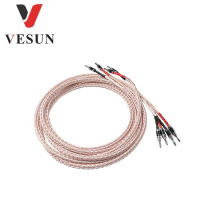 China VESUN High End 4 String Hi-Fi Loudspeaker Cable Y1000 for sale