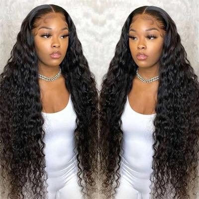 China Hot Selling Curly Wave JP HD Lace Front Human Hair Wigs For Color Women Full Lace Wigs Full Frontal 100% Virgin Curly Wave Lace Wigs Seller for sale