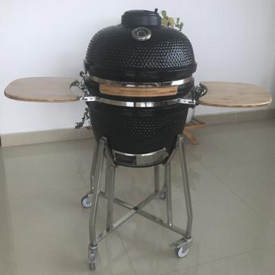 China Rotessary Family Size Wood Fire Pizza Oven Grill Charcoal Adjustable Grill Kamado BBQ 18 Inches for sale