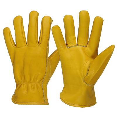 China Goods. Wholesale Work Gloves Scare Leather Garden Truck Driving Motorcycle Heavy Duty Welding Metalwork For Men And Women for sale