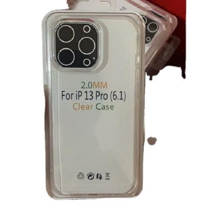 China Shockproof 2.0mm Thick IP Clear Case For 13mini/13/13pro/13pro Max Model for sale