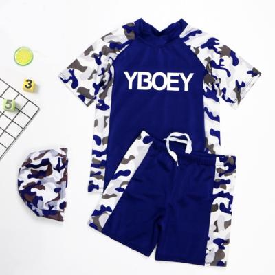 China 82%Nylon 18%Spandex OEM Two Piece Boys Sets Kid Swimwear Kids Swimwear Set Kids Swimwear&beachwear for sale