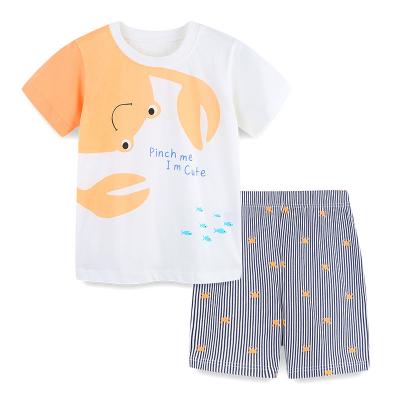 China Fashion NANZOUK Boys Shorts Sets Custom Summer Boy Set Boys Abbreviations And T Shirt for sale