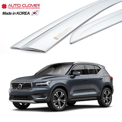 China Business/Luxury AUTOCLOVER For Volvo XC40 Chrome Door Sun Visor Windows Sun Shades For Car Sun Door Deflector Duct Sun Visor E024 for sale