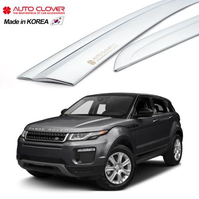 China Business / Luxury AUTOCLOVER For Land Rover RANGE ROVER EVOQUE Chrome Sun Visor Wind Door Sun Visors Rain Guard Deflector B494 for sale