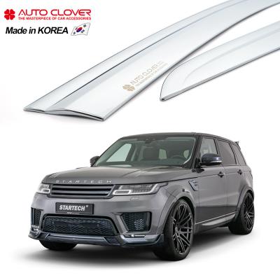 China Business / Luxury AUTOCLOVER For Land Rover RANGE ROVER SPORT Chrome Sun Visor Wind Door Sun Shades Rain Guard Deflector D721 for sale