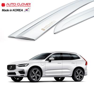 China Business / Luxury AUTOCLOVER For Volvo XC60 Chrome Door Sunshade Windows Sun Shades For Car Side Rain Wind Deflector B557 Guard for sale