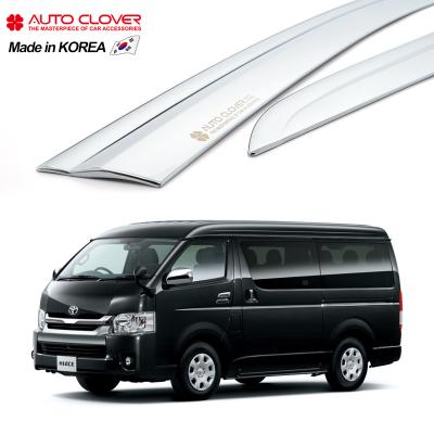 China Business/Luxury AUTOCLOVER For Toyota Hiace Chrome Door Visor Sun Shade Door Wind Deflector Vent C577 for sale