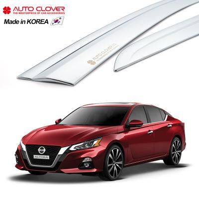 China BUSINESS/LUXURY AUTOCLOVER For Nissan Altima Chrome Door Visor Sun Window Visor Door Wind Deflector Duct B394 for sale