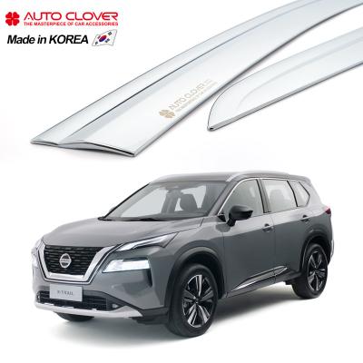 China Business/Luxury AUTOCLOVER For Nissan 21X-Trail Chrome Door Visor Sun Shade Door Wind Deflector Vent E088 for sale